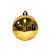 Bola de Natal - Dourado Brilho - 01 Unidade - Cromus - Rizzo Personalizado - Imagem 2
