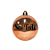 Bola de Natal - Rose Gold Brilho - 01 Unidade - Cromus - Rizzo Personalizado - Imagem 2
