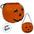 Baldinho de Halloween Com Alça - Abóbora Laranja - 01 Unidade - Rizzo - Imagem 2