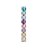 Bolas em Tubo Rainbow Glitter 06cm - 08 unidades - Cromus Natal - Rizzo Balões - Imagem 1