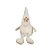 Kringel Decoração Sentado Gorro Branco - 01 unidade - Cromus Natal - Rizzo Balões - Imagem 1