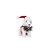Cachorro com Roupa Tricô Branco e Vermelho Pequeno - 01 unidade Cromus Natal - Rizzo - Imagem 1