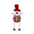 Enfeite de Natal para Pendurar de Tecido 18cm - Boneco de Neve - 01 Unidade - Rizzo - Imagem 1
