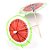 Palito Decorativo - Melancia - Guarda Chuva - 10 UN - ArtLille - Imagem 2
