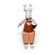 Boneco de Páscoa - Coelho Super Chef com Bolinho - Sentado - 01 UN - Cromus - - Imagem 1