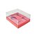 Caixa Ovo de Colher Kit Confeiteiro - Meio Ovo de 100g a 150g - 20,5cm x 17cm x 8,5cm - Rosê - 5unidades - Assk - Páscoa - Imagem 1