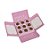 Caixa Surpresa para 9 Brigadeiros Rosa 13,7x13,7x10cm - 01 Unidade - Cromus - Rizzo - Imagem 2