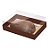 Caixa para Meio Ovo de Corte Marrom 500g - 1 Pct c/ 6 unds. - Cromus - Imagem 1