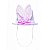 Cartola Orelhas de Coelho Rosa - Cromus - 01 un - Rizzo - Imagem 1