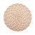 Sousplat em Fibra Bege/Branco/Cobre - 1 unidade - Cromus - Rizzo - Imagem 1