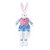 Coelho Decorativo Sentado Colete Rosa/Azul G - 1 unidade - Cromus - Rizzo - Imagem 1