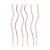 Vela Espiral Rosa Metalizada 17 cm - 1 unidade Pct. c/ 6 unidades - Rizzo - Imagem 1