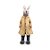Coelho Decorativo de Resina Capa de Cguva - Rain Coat - Amarelo e Preto - 1 unidade - Cromus - Rizzo - Imagem 1