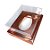 Caixa Ovo de Colher - Meio Ovo de 250g - 20cm x 15,5cm x 10cm - Rose Gold - 5 Unidades - Assk - Rizzo - Imagem 1