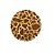 Balão Metalizado Redondo Animal Print Girafa - 17'' (43cm) - 1 unidade - Cromus - Rizzo. - Imagem 1