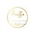 Adesivo "Truffa Gourmet com Validade" - Hot Stamping - Dourado - 1 unidade Pct. c/ 50 unds. - Stickr - Rizzo - Imagem 1