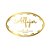 Adesivo "Alfajor com Validade" - Hot Stamping - Dourado - 1 unidade Pct. c/ 100 unds. - Stickr - Rizzo - Imagem 1