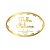 Adesivo "Palha Italiana com Validade" - Hot Stamping - Dourado - 1 unidade Pct. c/ 100 unds. - Stickr - Rizzo - Imagem 1