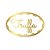Adesivo "Truffa" - Hot Stamping - Dourado - 1 unidade Pct. c/ 100 unds. - Stickr - Rizzo - Imagem 1