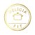 Adesivo "Delícia Fit" - Hot Stamping - Dourado - 1 unidade Pct. c/ 50 unds. - Stickr - Rizzo - Imagem 1