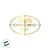 Adesivo "Com Amor" - Ref.2028 - Hot Stamping - Dourado - 100 unidades - Stickr - Rizzo - Imagem 4