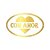 Adesivo "Com Amor" - Hot Stamping - Dourado - 1 unidade Pct. c/ 100 unds. - Stickr - Rizzo - Imagem 1