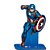 Personagem MDF P Capitão América Avengers - 1 Unidade - Festcolor - Rizzo - Imagem 1