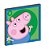 Qradro Decorativo MDF George Individual Peppa Pig  - 1 Unidade - Festcolor - Rizzo. - Imagem 1