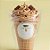 Adesivo "Cone Trufado com Validade" - Ref.2004 - Hot Stamping - Dourado - 50 unidades - Stickr - Rizzo - Imagem 1