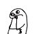 Transfer Vinílico Flork Meme - Chorando Deboche - 01 unidade - Rizzo - Imagem 1