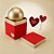 Caixa "Pop Me" Romântico Vermelho e Dourado - 1 unidade - Cromus - Rizzo - Imagem 1