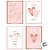 Kit Cartaz Decorativo Romântico Rose Gold Sortidos - 8 Unidades - Cromus - Rizzo - Imagem 2