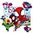 Kit Decorativo Painel e Personagens - Festa Spidey e Seus Amigos - 1 unidade - Regina - - Imagem 1