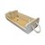 Cesta de Madeira Crua com Alça de Corda - 28,3 cm x 8,4cm x 16,1cm - Imagem 1