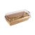 Forma Bolo Inglês Forneável Com Abas e Tampa Kraft 250g - 5 Unidades - Ecopack - Rizzo - Imagem 1