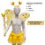 Kit Fantasia Carnaval - Borboleta - Tiara Led - Amarelo - Mod:638 - 01 unidade - Rizzo - Imagem 2