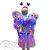 Kit Fantasia Carnaval - Borboleta - Tiara Led - Roxo - Mod:638 - 01 unidade - Rizzo - Imagem 2