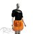 Saia Tule com Glitter - 40cm - Laranja - Mod:186 - 01 unidade - Rizzo - Imagem 1