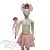 Kit Fantasia Carnaval - Princesa Candy Pirulito - Rosa Bebê - Mod:262- 01 unidade - Rizzo - Imagem 2