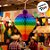 Balão Carrapeta 490 MM - Enfeite Papel de Seda - Colmeia - 1 Unidade - Girotoy - Rizzo - Imagem 1