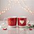 Caneca de Porcelana Vermelha "Mais Café e Amor Por Favor" - 360 mL - 1 unidade - AllMix - Rizzo Balões - Imagem 1