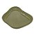 Bandeja Orgânica  - 13x10cm -  Verde Eucalipto - 1 unidade - Só Boleiras - Rizzo - Imagem 1