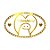 Adesivo Flork - "Tinhamu" - Ref.2082 - Dourado - 100 unidades - Stickr - Rizzo Balões - Imagem 1