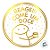 Adesivo "Flork Reage Come Um Doce" - Ref.2079 - Hot Stamping - Dourado - 50 unidades - Stickr - Rizzo - Imagem 2