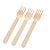 Talher Madeira Garfo Branco - TMG08 - 10 unidades - Rizzo - Imagem 1