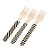 Talher Madeira Garfo Preto - TMG06 - 10 unidades - Rizzo - Imagem 1