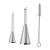 Kit Bico De Confeitar Recheador - FT267 - 1 unidade - Silver Plastic - Rizzo - Imagem 1