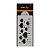 Stencil Plastico - Corações - FT265 - 1 unidade - Silver Plastic - Rizzo - Imagem 1