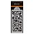 Stencil Plastico - Arabesco - 264 - FT264 - 1 unidade - Silver Plastic - Rizzo - Imagem 1