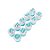 Marcador Ejetor Numeros - FT257 - 1 unidade - Silver Plastic - Rizzo - Imagem 1
